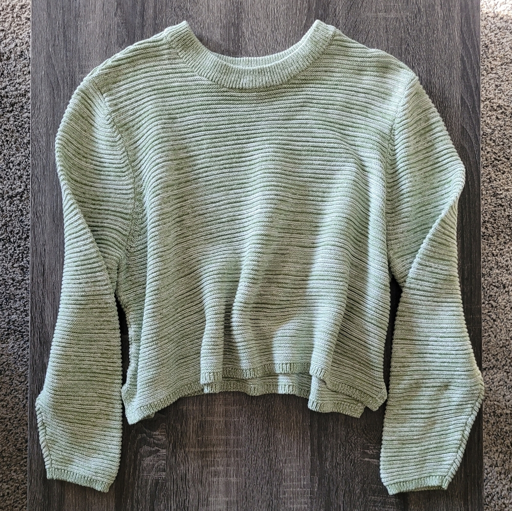 Cotton On Green Cropped Sweater
